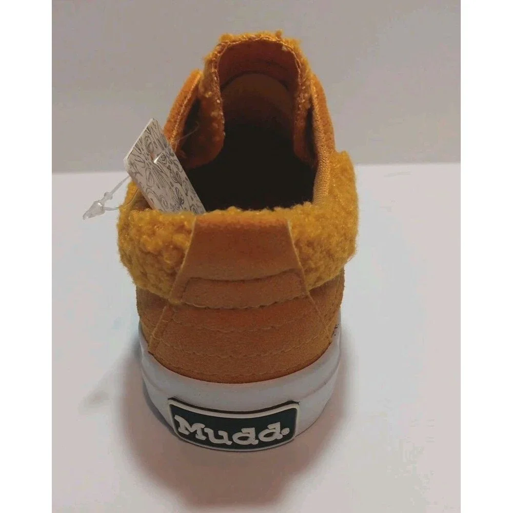 Tennis Shoes Size 1 Youth, Unisex Mudd Shoes, Yellow, Slip On